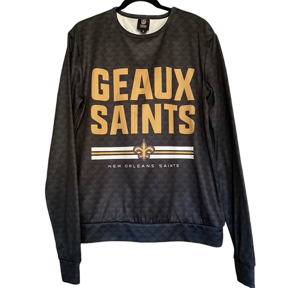 NWOT NFL New Orleans Saints women’s crew neck sweatshirt - Picture 1 of 5